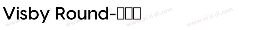 Visby Round字体转换